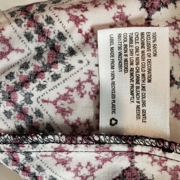 Xhilaration Fringed Tunic Dress or Cover up - Picture 5 of 5